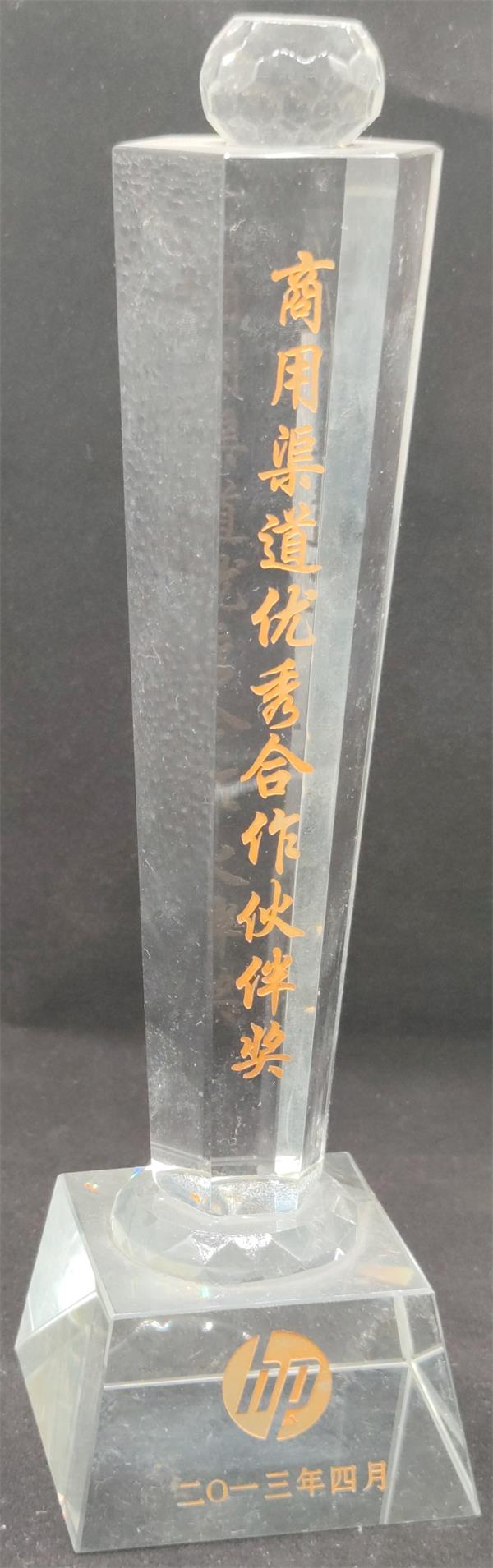 2013年惠普商用渠道合作伙伴獎.jpg